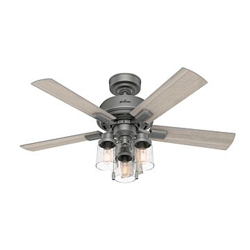 Hartland 3-Light 44" Ceiling Fan in Matte Silver