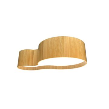 Organic LED Ceiling Mount in Louro Freijo