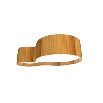 Organic LED Ceiling Mount in Teak