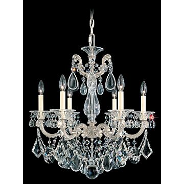 La Scala Six Light Chandelier in Heirloom Bronze by Schonbek
