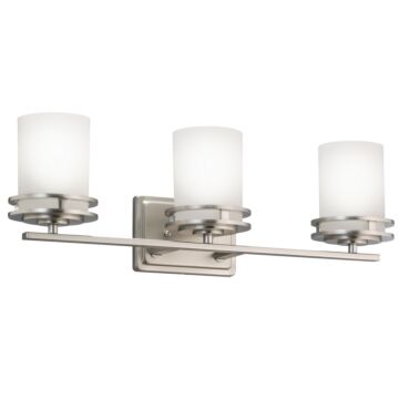 Hendrik Three Light Bath in Brushed Nickel by Kichler