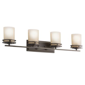 Hendrik Four Light Bath in Olde Bronze by Kichler