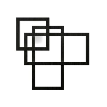 Frame LED Ceiling Mount in Charcoal