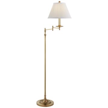 Dorchester  Floor Lamp in Antique-Burnished Brass by Visual Comfort Signature