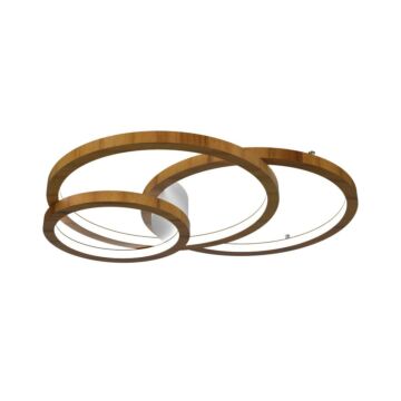 Frame LED Ceiling Mount in Teak