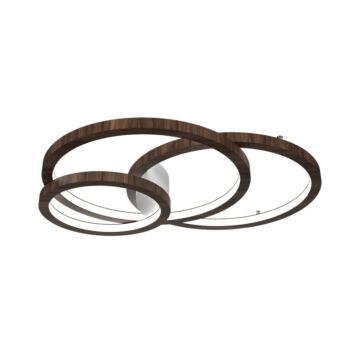 Frame LED Ceiling Mount in American Walnut