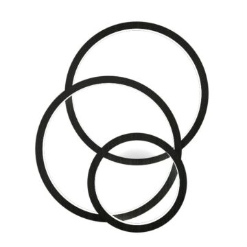 Frame LED Ceiling Mount in Charcoal