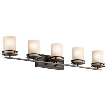 Hendrik Five Light Bath in Olde Bronze by Kichler