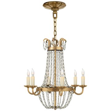 Paris Flea Market  Chandelier in Gilded Iron by Visual Comfort Signature