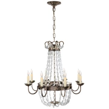 Paris Flea Market  Chandelier in Sheffield Silver by Visual Comfort Signature