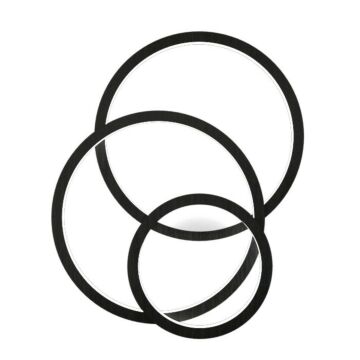 Frame LED Ceiling Mount in Charcoal