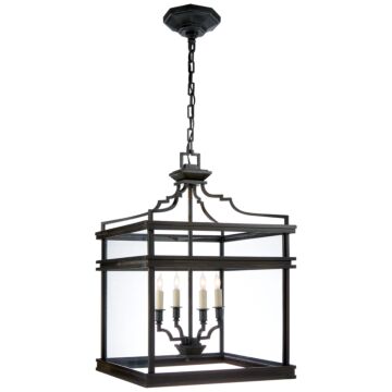 Mykonos  Lantern in Aged Iron by Visual Comfort Signature