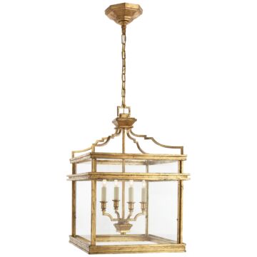 Mykonos  Lantern in Gilded Iron by Visual Comfort Signature