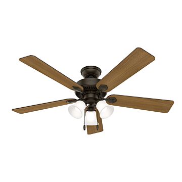 Swanson 3-Light 52" Ceiling Fan in New Bronze