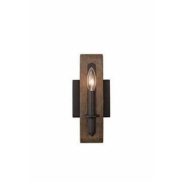 Duluth One Light Bath in Satin Bronze by Kalco