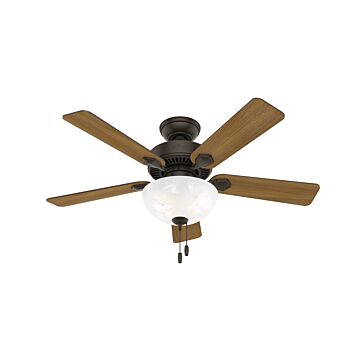 Swanson 2-Light 44" Ceiling Fan in New Bronze