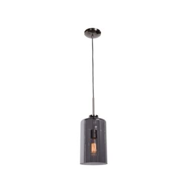 Simplicite One Light Pendant in Black Chrome by Access