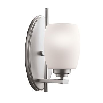 Eileen One Light Wall Sconce in Brushed Nickel by Kichler