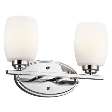 Eileen Two Light Bath in Chrome by Kichler