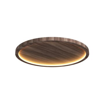 Naia LED Ceiling Mount in American Walnut