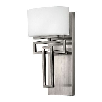 Hinkley Lanza 1-Light Bathroom Vanity Light In Antique Nickel