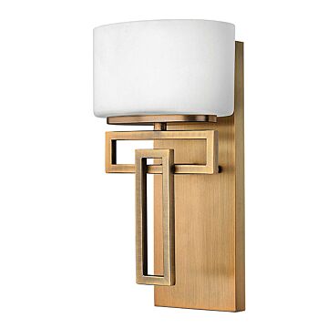Hinkley Lanza 1-Light Bathroom Vanity Light In Brushed Bronze