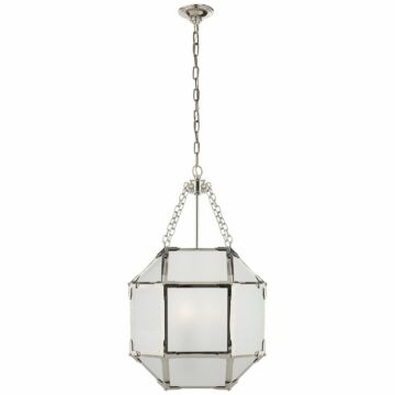 Morris  Lantern in Polished Nickel by Visual Comfort Signature