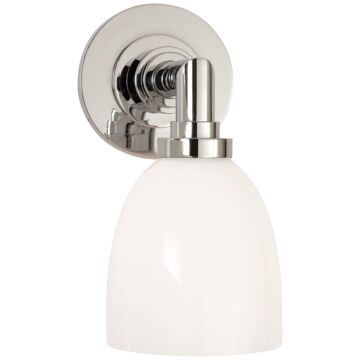 Wilton  Bathroom Vanity Light Sconce in Polished Nickel by Visual Comfort Signature