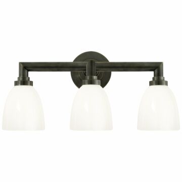 Wilton  Bathroom Vanity Light Sconce in Bronze by Visual Comfort Signature