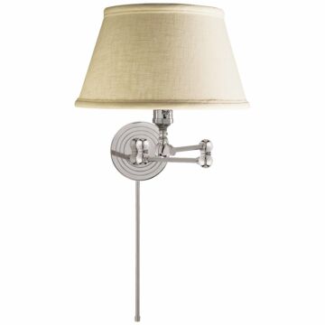 Boston Functional  Wall Sconce in Polished Nickel by Visual Comfort Signature