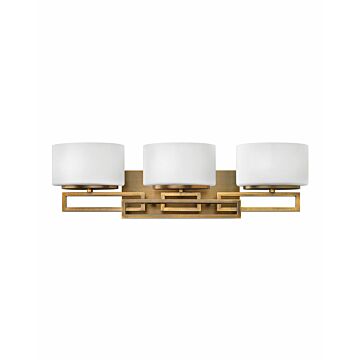 Hinkley Lanza 3-Light Bathroom Vanity Light In Brushed Bronze