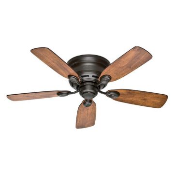 Hunter Low Profile IV 42 Inch Indoor Ceiling Fan in New Bronze