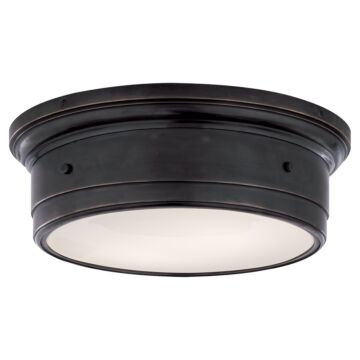 Siena  Flush Mount in Bronze by Visual Comfort Signature