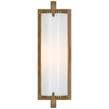 Calliope Bathroom Vanity Light Sconce in Hand-Rubbed Antique Brass by Visual Comfort Signature