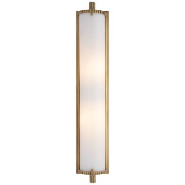 Calliope Bathroom Vanity Light Sconce in Hand-Rubbed Antique Brass by Visual Comfort Signature
