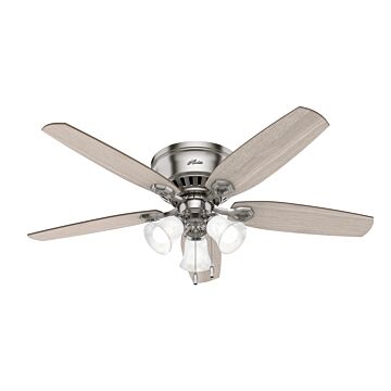 Builder 3-Light 52" Ceiling Fan in Brushed Nickel