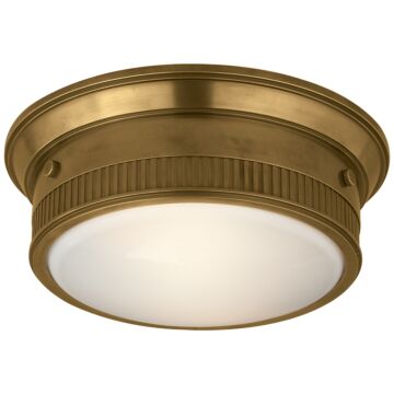 Calliope Bath  Flush Mount in Hand-Rubbed Antique Brass by Visual Comfort Signature