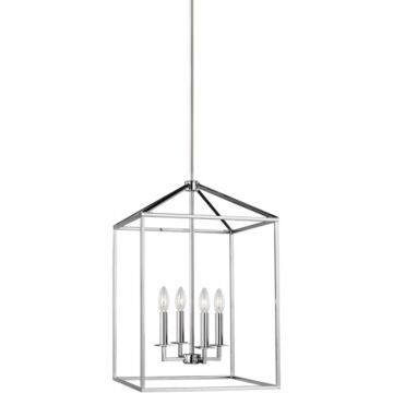 Generation Lighting Perryton 4-Light Foyer Light in Chrome