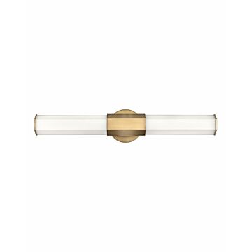 Hinkley Facet Bathroom Vanity Light In Heritage Brass