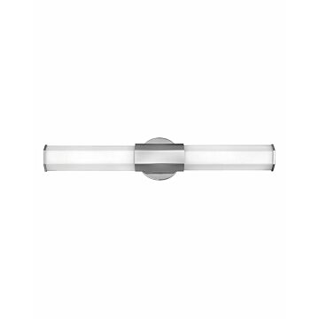 Hinkley Facet Bathroom Vanity Light In Polished Nickel