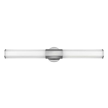 Hinkley Facet Bathroom Vanity Light In Polished Nickel
