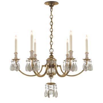 Elizabeth  Chandelier in Gilded Iron by Visual Comfort Signature