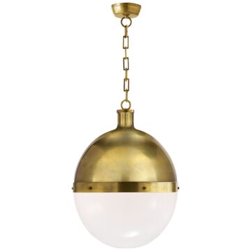 Hicks  Pendant in Hand-Rubbed Antique Brass by Visual Comfort Signature