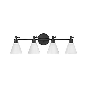 Hinkley Arti 4-Light Bathroom Vanity Light In Black