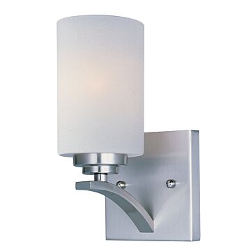 Deven One Light Wall Sconce in Satin Nickel by Maxim