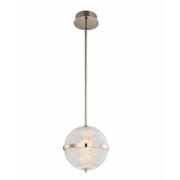 Kalco Portland Contemporary Chandelier in Polished Nickel