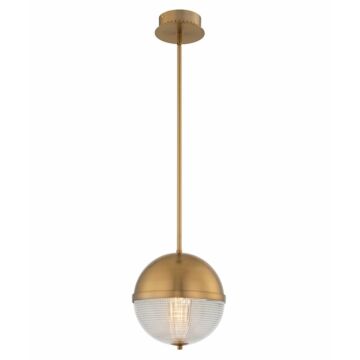 Kalco Portland Contemporary Chandelier in Winter Brass