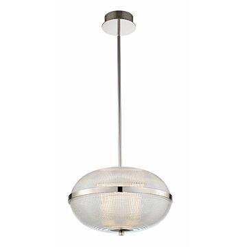 Kalco Portland Contemporary Chandelier in Polished Nickel