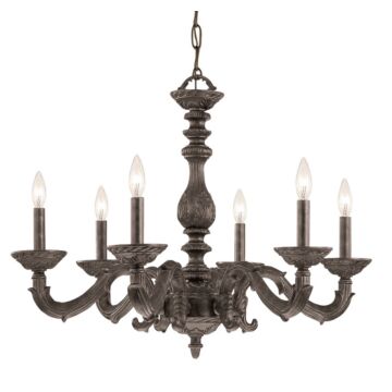 Paris Market Six Light Chandelier in Venetian Bronze by Crystorama