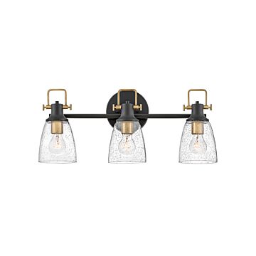 Hinkley Easton 3-Light Bathroom Vanity Light In Black